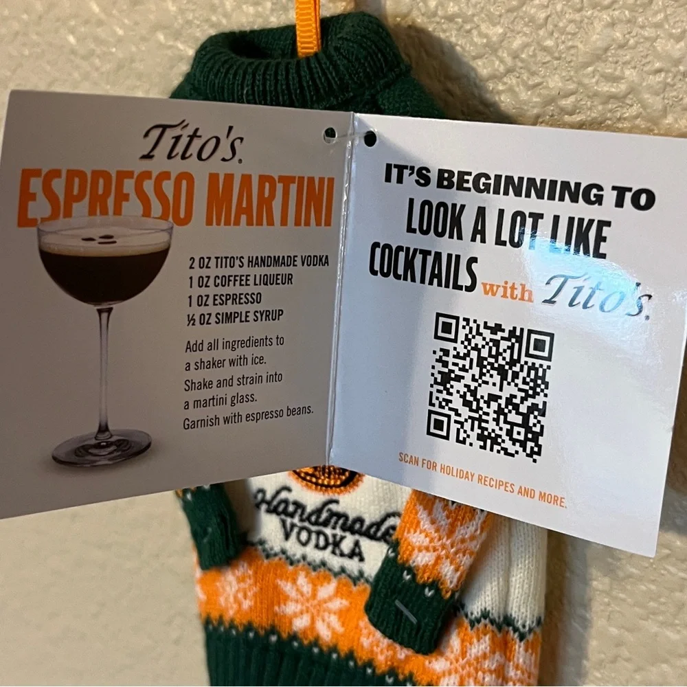 Tito’s Handmade Vodka add playful